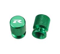Valve core cover For GSXR 1000 750 600 K1 K2 K3 K4 K5 K6 K7 K8 K9 K11 2Pcs Motorcycle Accessories Tire Valve Air Port Stem Cover Caps(Green)