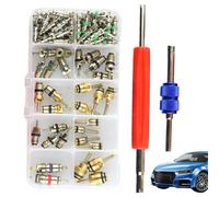 Valve Core Extractor, Ac Service Repair Tool Set, High Precision with Secure Handling, Heavy Duty Metal Device, Professional Mechanic Tool with Compact Design, Vehicle Repair for Technicians