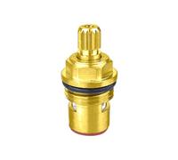 Valve core, Faucet Valve Swivel Latch Tap Cartridge Replacement Valves, Brass Ceramic Disc, Quarter Turn Inner 5(5)