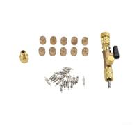 Valve Core Removal Tool For Hvac Systems Supporting R410a R22 R32 R134a With Sae 1/4 5/16 Ports Brass Build