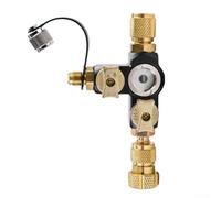 Valve Core Removal Tool with Curved Handle Design and Transparent Sight Glass for 1/4 inch For HVAC Service Ports and Lines