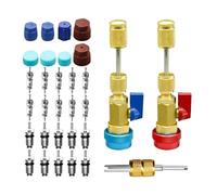 Valve Core Remover - Non-Slip Quick Release Stem Puller Air Conditioning Tyre Bicycle System Tool Steel Service Kit Repair Tool | Portable Utility For The