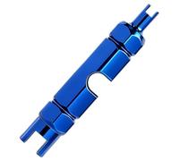 Valve Core Remover Tool Kit for Bikes with Replacement Valve Core, Valve Core, Stem Removal Tool - Essential Blue Tool for Valves - Compact & Durable Design for Easy Tire Maintenance