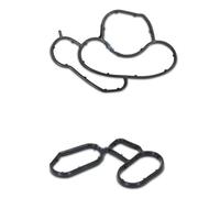 Valve Cover 2PCS Engine Oil Filter Housing Gasket Seal 11427508970 For BMW E81 E87 E46 E90 E60 E83 N45 N43 N42 N46 Engine 11427508971 Cylinder Head Valve