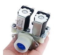 Valve DN20 G3/4 1 in 2 DC 12V 24V AC 110V 220V Pressure Dual Electric Water Inlet Solenoid Valve Normally Close for Washing Machine(AC 110V)