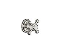 Valve Dornbracht MADISON right closure, cross handle ø55mm Platinum 36608361-08
