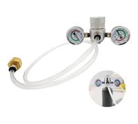 Valve For Whipped Cream Dispensers, Relief Pressure Precision Regulator - Controls Gas Release Accurately And Safely, Compatible With Nitrous Oxide Tanks 0.95L/580G, Includes Hose And Thread Adapter