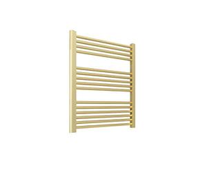 Valve Kings Straight Brushed Brass Ladder Towel Rail Radiators Central Heating Heater - 600 x 800mm…