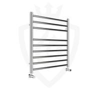 Valve Kings Straight Polished Stainless Steel Ladder Towel Rail Radiators Central Heating Heater - 600 x 600mm