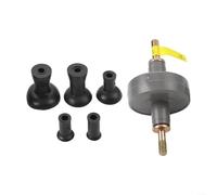 Valve Lapping Tool Attachment Shank Style With Five Suction Plates For Car Bike For Atv Small Engine For Surface Correction Metal Rubber Construction Easy Install Power Drill Use