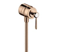 Valve Montreux wall shut-off valve Axor Polished Red Gold 16883300