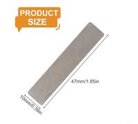 Valve Plate for Air Compressor 10pcs Set with Manganese Material Compatible with HP Series Piston Compressor Spare Parts 11x57mm 10x46mm(10X46MM)