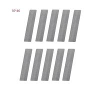 Valve Plate for Air Compressor - Manganese Material Replacement Part Compatible with for HP 2for/3for/4for Models - 10pcs Set, 11x57mm and 10x46mm Dimensions (Silver)