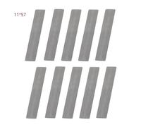 Valve Plate for Air Compressor - Manganese Material Replacement Part Compatible with for HP 2for/3for/4for Models - 10pcs Set, 11x57mm and 10x46mm Dimensions (Silver)