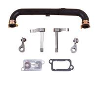 Valve Rocker Arm Fit For Honda GX35 GX 35 .8cc 4-Cycle Gas Engine Motor Cutters Intake Exhaust Valve Rocker Arm Fuel Hose Plate Kit