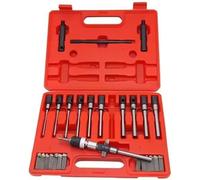 Valve Seat Reamer Kit, 29-Piece Precision Tools with Universal Boring Cutters & Adjustable 15°-90° Blades for Engine Repair, Fits 22-63mm Carbide Valves