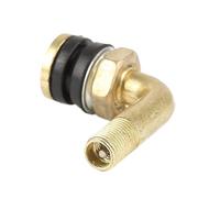 Valve Stem 90 Degree Angle Adapter Angle Brass Air Tyre Valve Caps Stem with Extension Adapter(A Set)