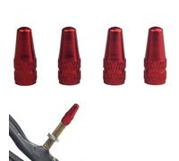 Valve Stem Cover, 4 Pieces Colourful Tyre Valve Stem Caps - Inner Tube - Tyre Caps Anodized Valve Cap for Mountain Bike, Road Bike and