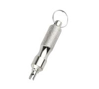 Valve Stem Removal Tool - Valve Core Tool| Stainless Steel Keychain Valves Removal Tools, Tire Valves Tools Core Remover, Fits Various Cores, Car Motorcycle Deflation Wrench