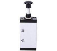 Valve,Switch Valve,Two-Position Three-Way Hand Valve,G1/4-Inch Mechanical Switch Valve,Aluminum Alloy Shell,XQ230622,0~0.8Mpa,Widely applicated in various pneumatic systems