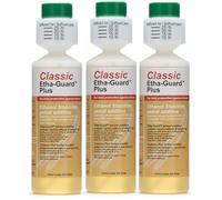 Valvemaster Classic Etha-Guard Plus ethanol stabiliser neutraliser for E5, E10 petrol. 3 x 250ml bottle.