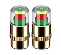 Valves Cap for Tire Pressure Featuring Three Color Visual Systems for Quick Assessment Helps Extend Tire Valves Cap