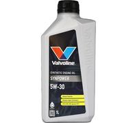 Valvoline SynPower 5W-30 Fully Synthetic Motor Oil Petrol Diesel Engine 1 Litre
