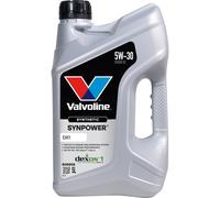 Valvoline SynPower DX1 5W-30 Fully Synthetic Engine Oil - 5w30 5L 5 Litres