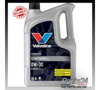 Valvoline SynPower FE 0W-30 0W30 Fully Synthetic Engine Oil - 5L