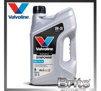 Valvoline SynPower MST FE C6 0W-20 0W20 Fully Synthetic Engine Oil - 5 Litres 5L