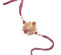 VAMA Fashions Nakshi Gold Temple Jewellery Ganesha Ganesh Rakhi For Rakshabandhan | Rakhi | Roli Chawal | Rakhi For Brother Bhaiya Bhai