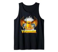 Vambeer. Funny Halloween Ghost Vampire Beer Fun Design Tank Top