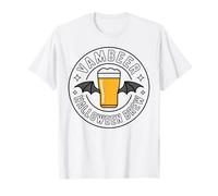 Vambeer Halloween Vampire Beer Pumpkin Bat Theme T-Shirt