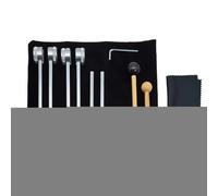 Vamend 128Hz Aluminium Alloy 8.46 Tuning Fork Set Deeper Vibrations | Therapeutic Tuning Fork, Vibration for Meditation, Yoga, Sound Bath, Reiki, Relaxation