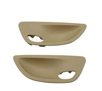 Vamhhx Car Inside Door Handle 2Piece/4Piece Car Left Right Door Handle Bowl Cover Trim Replacement for BMW 5 Series F10 F11 F18 520i 523i 525i 528i 2010-2017 Car Interior Door Handles(Beige 1 Pair)
