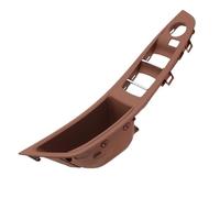 Vamhhx Car Inside Door Handle 4Piece LHD Interior Left Right Door Handle Repair Kit for BMW 5 Series F10 F11 520i 523i 525i 528i 530i 51417225867 51417225865 Car Interior Door Handles(LHD Brown)