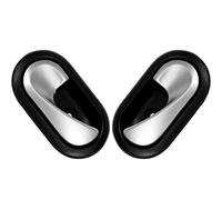 Vamhhx Car Inside Door Handle 8200733848 Left Right Car Interior Inner Door Pull Handle 8200733847 for Dacia Dokker Lodgy for Logan for Duster 2012-2016 Car Interior Door Handles(A Pair Silver)