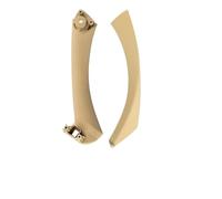 Vamhhx Car Inside Door Handle Door Handles Replacement for BMW 3 for Series E90 E91 318 320 325 328 330 335 Inner Doors Panel Handle Bar Car Interior Door Handles(Beige Left kit)