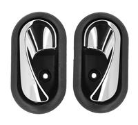 Vamhhx Car Inside Door Handle for Dacia Dokker Lodgy for Logan for Duster 2012-2016 Left Right Side Car Door Inside Pull Handle 8200733848 8200733847 Car Interior Door Handles(Bright Silver Pair)