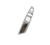 Vamhhx Car Inside Door Handle Front Door Inner Handle Interior Door Panel Driver's Seat Switch Frame Storage Box Cover for BMW 5 Series F10 F11 F18 520 523 Car Interior Door Handles(LHD Gray)