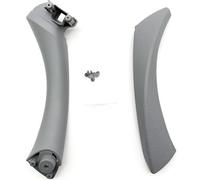 Vamhhx Car Inside Door Handle Inner Door Handle Panel Sedan Pull Trim Cover 51417230850 51419150335 51419150340 for BMW E90 E91 for 3-Series Car Interior Door Handles(Gray(on The Left))
