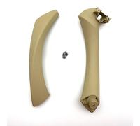 Vamhhx Car Inside Door Handle Inner Door Handle Panel Sedan Pull Trim Cover 51417230850 51419150335 51419150340 for BMW E90 E91 for 3-Series Car Interior Door Handles(Beige(on The Left))
