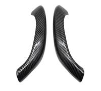 Vamhhx Car Inside Door Handle Interior Door Pull Handle Plastic Outer Cover Trim Replacement for BMW for X1 for X2 F48 F49 F39 2016 2017 2018 2019 2020 Car Interior Door Handles(Carbonfiber 2piece)