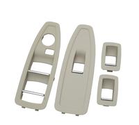 Vamhhx Car Inside Door Handle LHD RHD Car Interior Door Window Lift Switch Cover Trim for BMW 1 3 Series F20 F30 F31 F34 F35 318i 320i 330i 335i Car Interior Door Handles(Oyster B 4Piece Set)