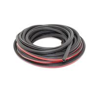 Vamhhx Car Rubber Sealing Strips Car Door Seal Strip 10m Auto Accessories Double Layer Windshield Dustproof Weatherstrip Trunk Sealer Noise Insulation Car Door Rubber Seal(10m)