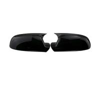 Vamhhx Door Wing Mirror Cover Add On Side Rear View Mirror Cap Cover Car For A3 8P For A4 For A5 S5 B8 .5 8T 2009 2010 2011 2012 For Q3 For A6 C6 4F S6 Side Wing Mirror Cover(Bright black A)