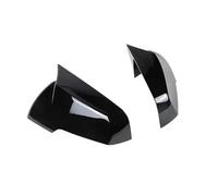 Vamhhx Door Wing Mirror Cover Car Rearview Side Mirror Cover Wing Cap Door Housing Shell Trim ABS Carbon For Chevrolet For Traverse 2018 2019 2020 2021 2022 2023 Side Wing Mirror Cover(Gloss Black)