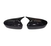 Vamhhx Door Wing Mirror Cover Car Rearview Side Mirror Cover Wing Cap Exterior Door Housing Shell Trim Sticker For Skoda For Rapid 2011 2012 2013 2014 2015 Side Wing Mirror Cover(Gloss Black)
