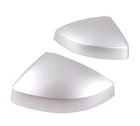 Vamhhx Door Wing Mirror Cover For A3 S3 RS4 8V Hatchback For Sportback Saloon Cabriolet For E-tron 2013-20 Replacement Silver Side Wing Mirror Covers Caps Carbon Side Wing Mirror Cover(Silver)