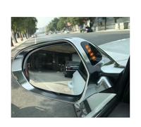 Vamhhx Door Wing Mirror Cover For A6 C7 S6 RS6 2013+ Matte Chrome Silver Rearview Mirror Cover Protection Cap Car Styling Car Mirror Cover Side Wing Mirror Cover(With Side Assist)